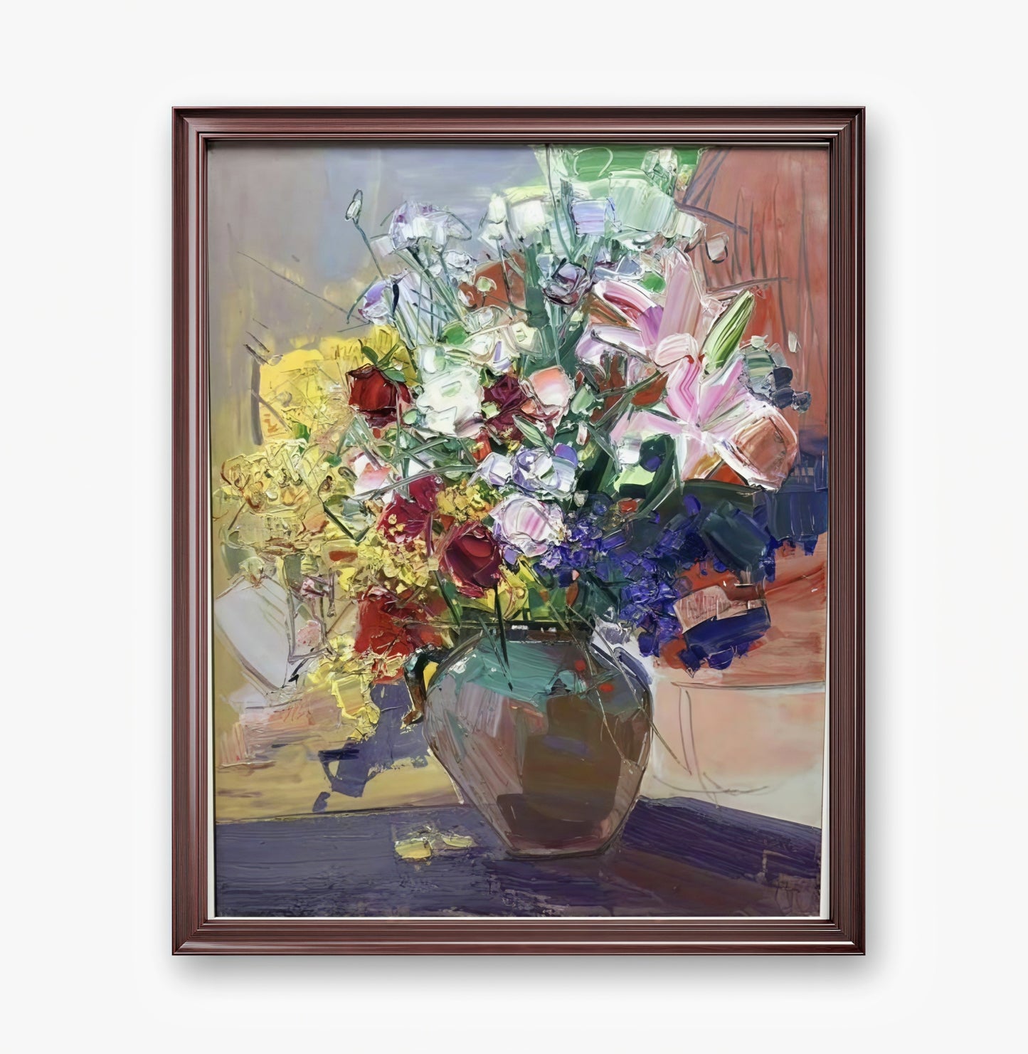 The flowers are quiet and beautiful
