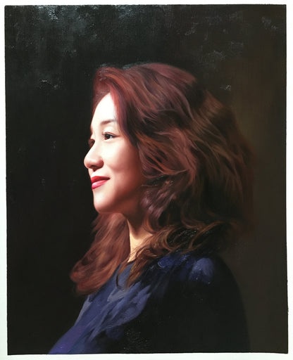 Custom oil painting portraits from photos