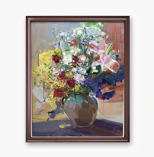 The flowers are quiet and beautiful