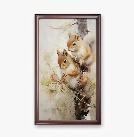 Two squirrels