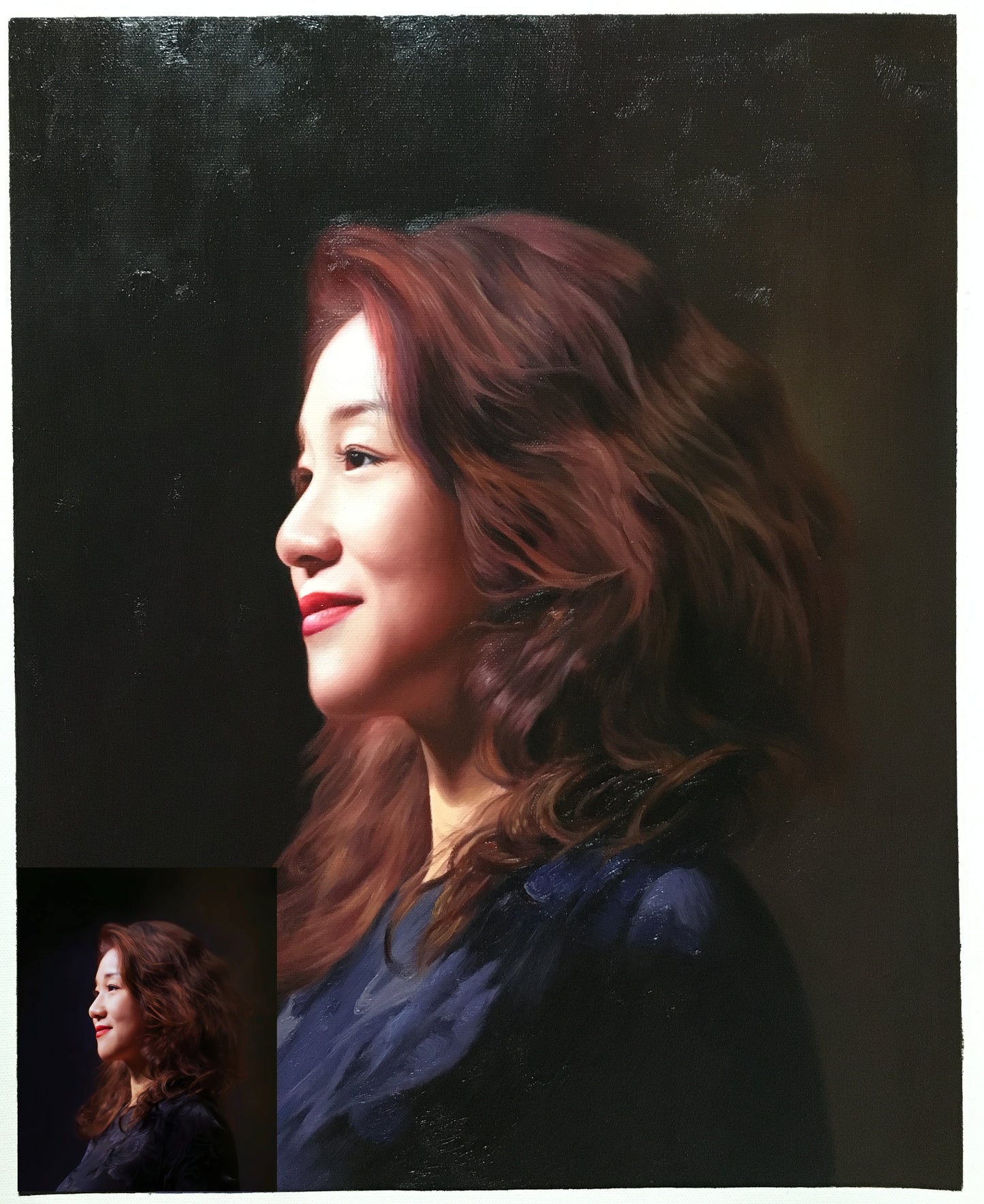 Custom oil painting portraits from photos