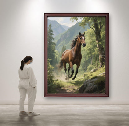 Horse in the Wind