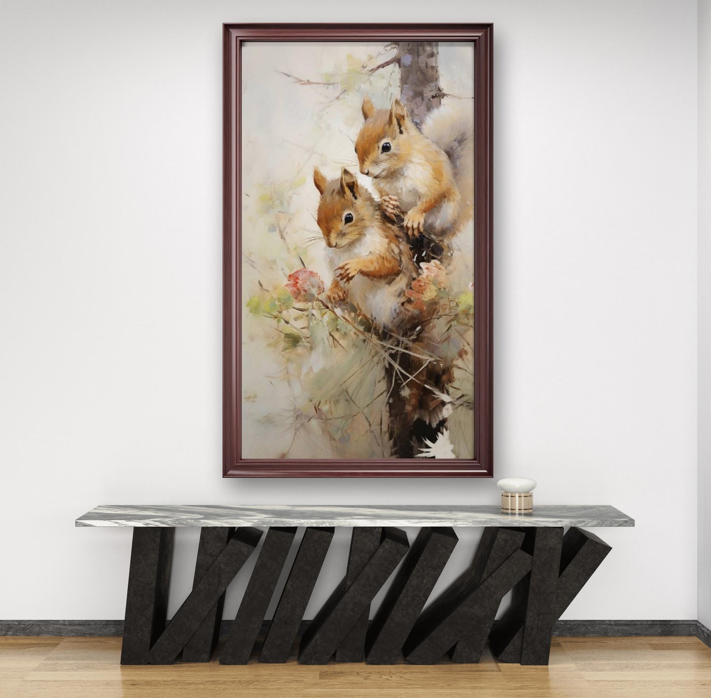 Two squirrels