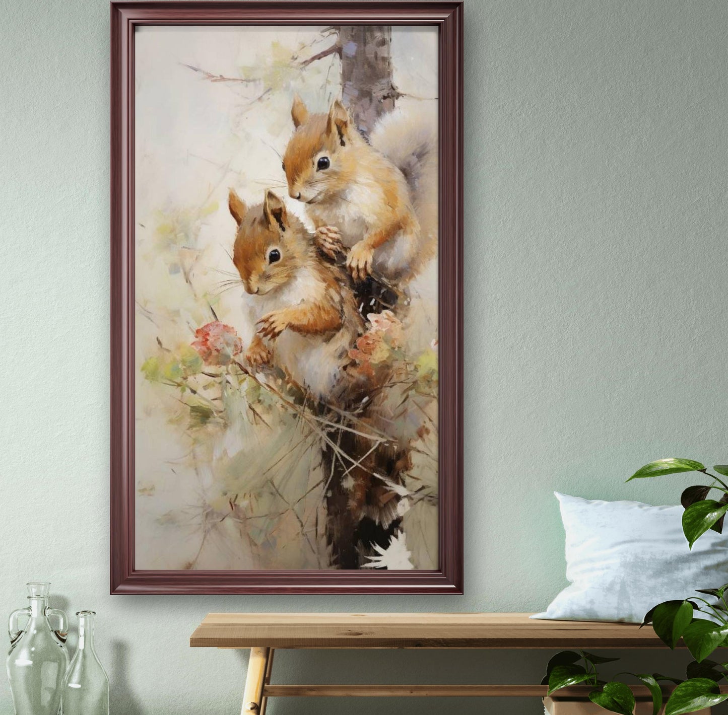 Two squirrels