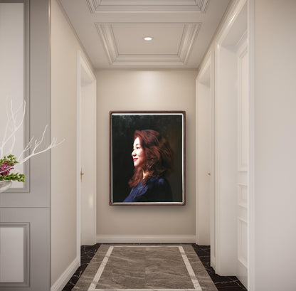 Custom oil painting portraits from photos