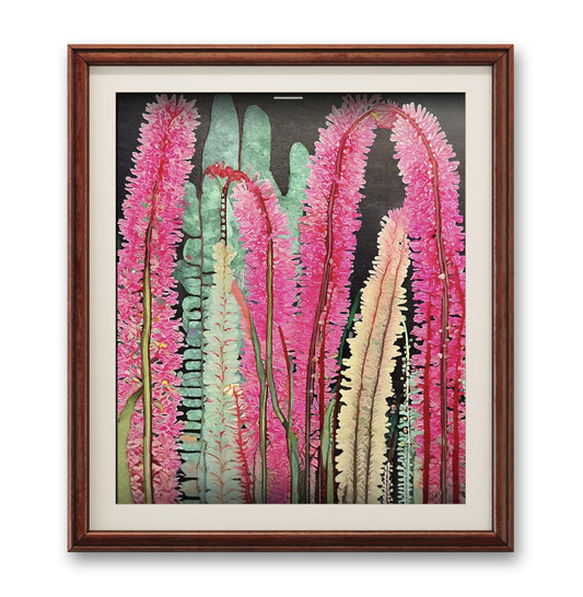striped flower