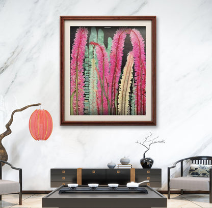 striped flower